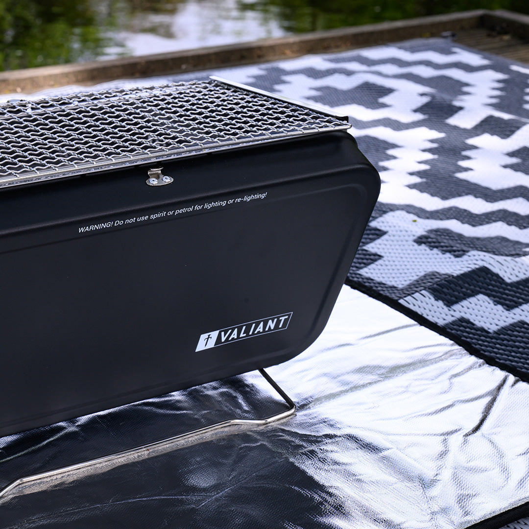 Heat Resistant Ground Mat for Pellet Baskets, Fire Pits and BBQs