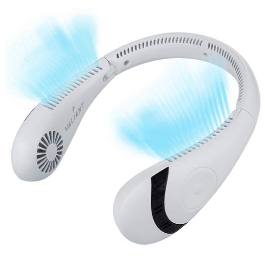 Rechargeable, Wireless, Folding Neck Fan