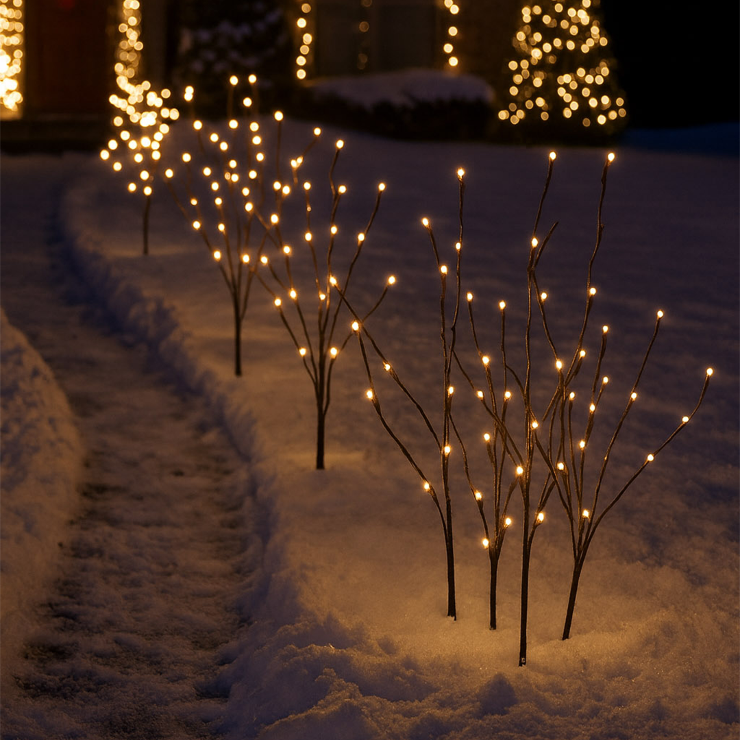 Festive Branch Pathway Lights