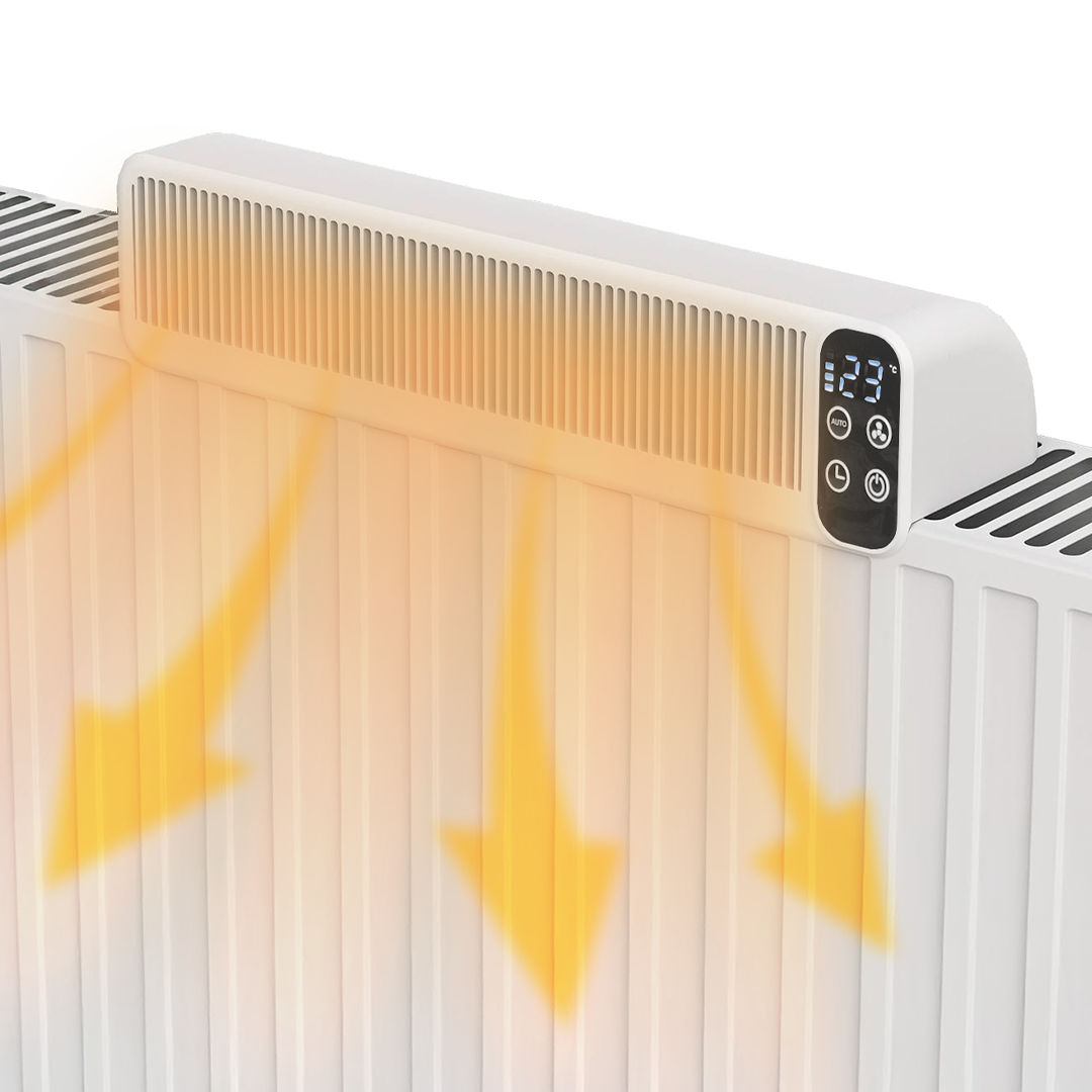 Radiator Fan Heat Boosting with 3 Settings, Magnetic and Rechargeable ...