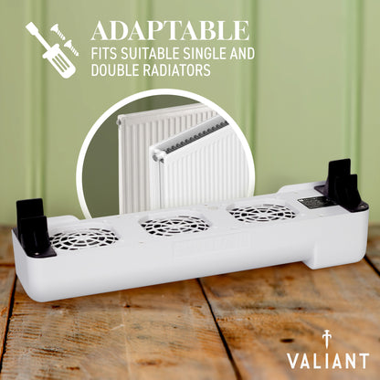 Rechargeable Radiator Fan | 5100mAh | Triple Fan | Heat Boosting | Magnetic