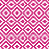 Outdoor Rug - Geometric Pattern - Pink