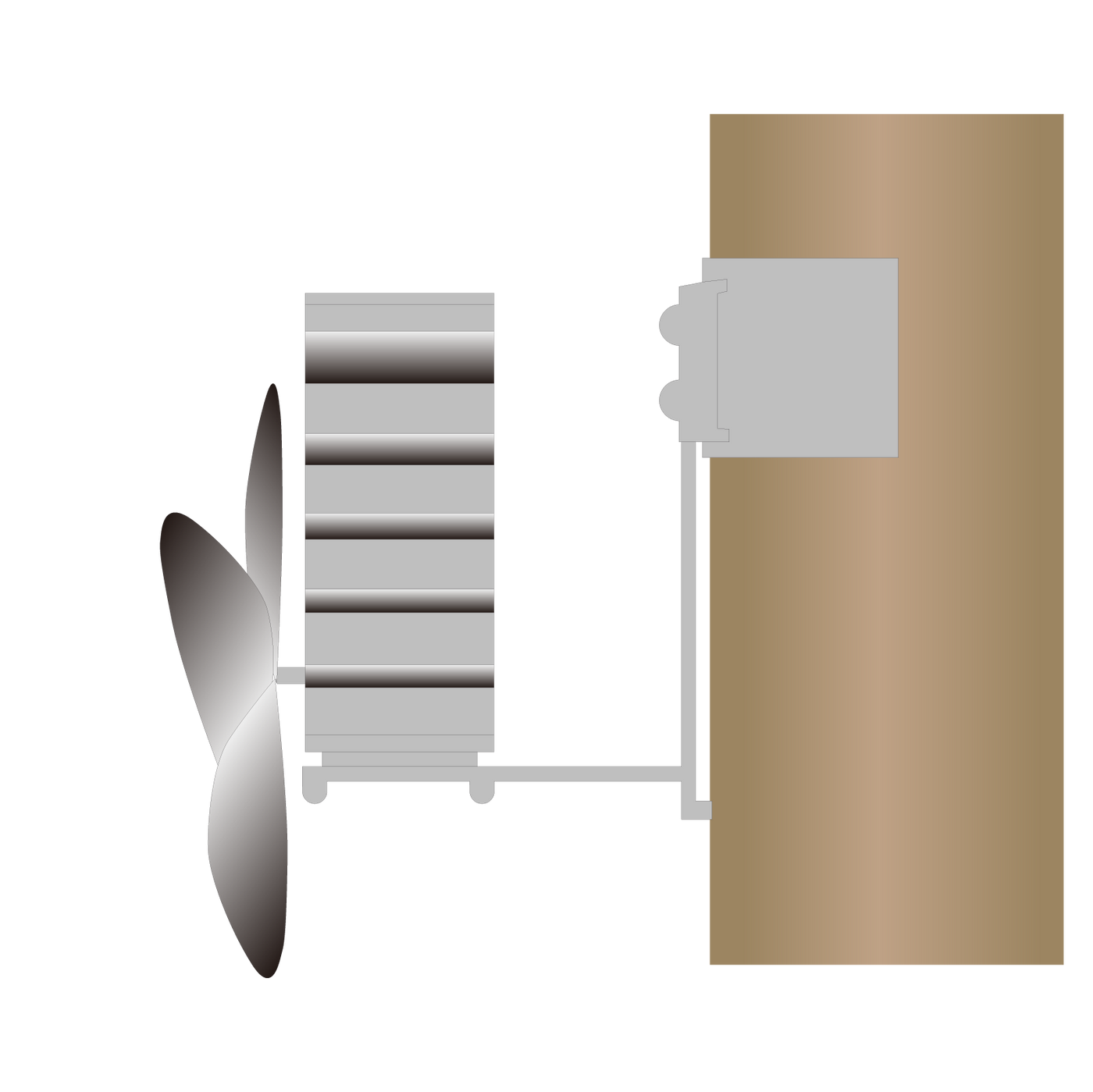 Attaching The Remora Flue Pipe Fan