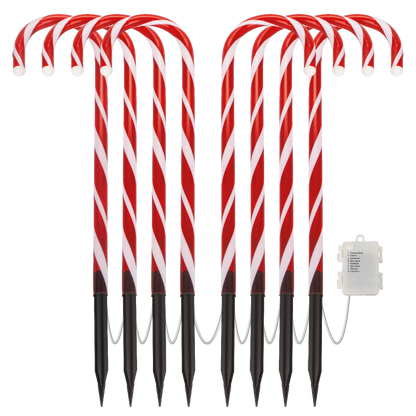Festive Candy Cane Lights