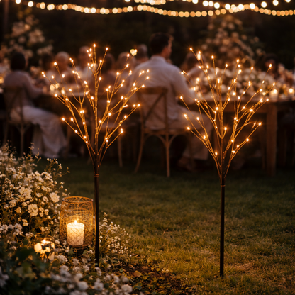 Aisle and Pathway Runner Lights for Wedding and Parties – 8 Pack Warm White