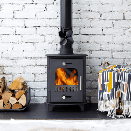 Remora Stove Fan | For Flue Pipes | Magnetic and Clamp Attachment