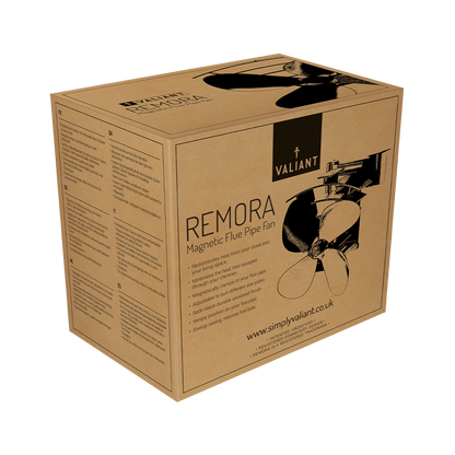 Remora Stove Fan | For Flue Pipes | Magnetic and Clamp Attachment