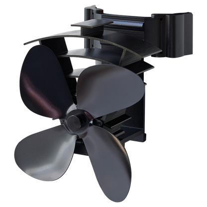 Remora Stove Fan | For Flue Pipes | Magnetic and Clamp Attachment