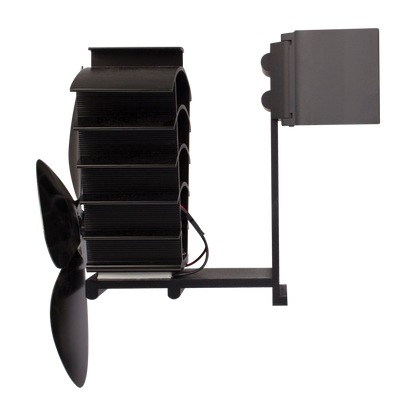 Remora Stove Fan | For Flue Pipes | Magnetic and Clamp Attachment