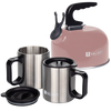 Insulated Camping Mugs & Kettle Bundle