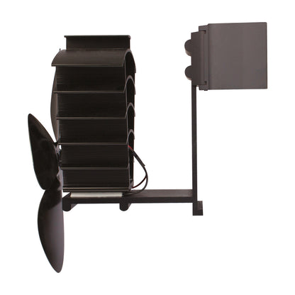Remora Stove Fan | For Flue Pipes | Magnetic and Clamp Attachment