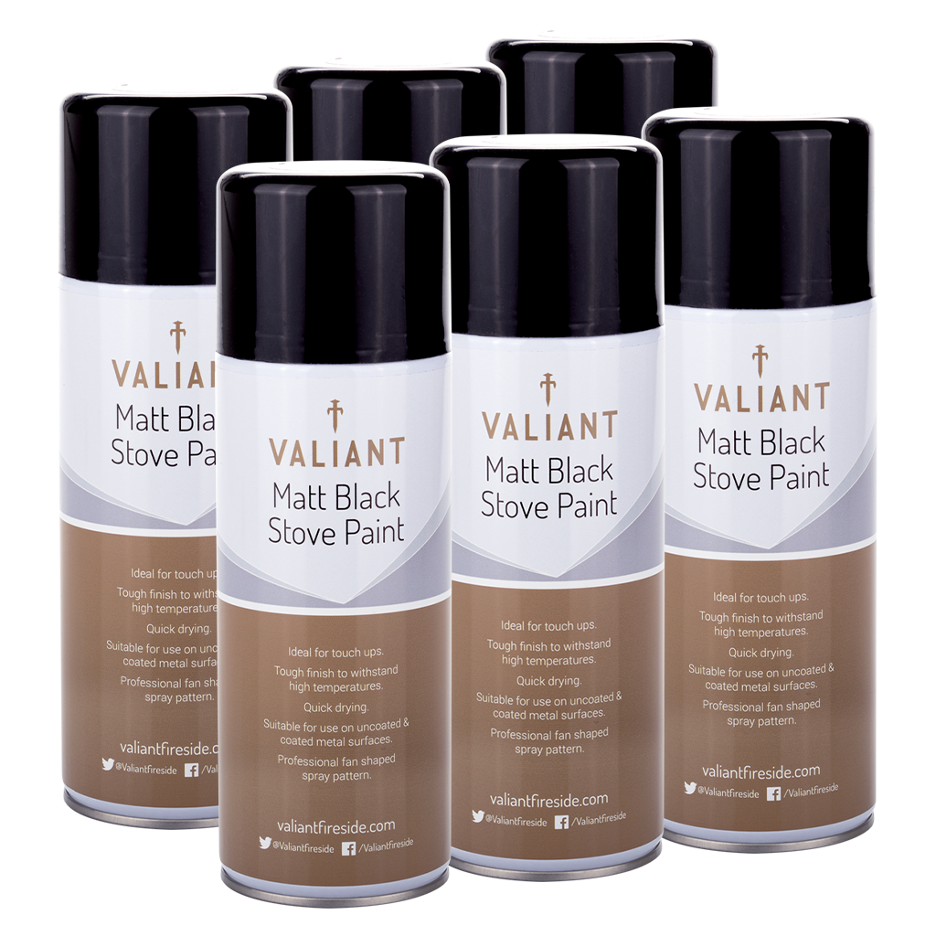 Matte Black Stove Restoration Spray Paint 400ml
