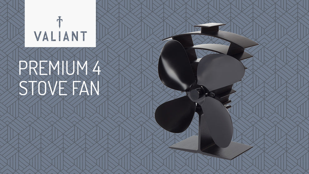 Premium 4 Heat Powered Stove Fan – Valiant