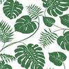 Outdoor Rug - Leafy Green Pattern